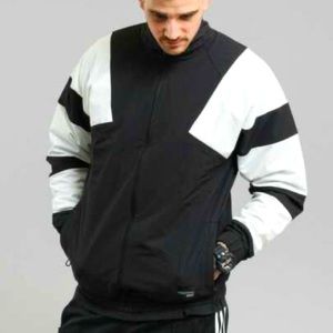 EQT black and white adidas windbreaker